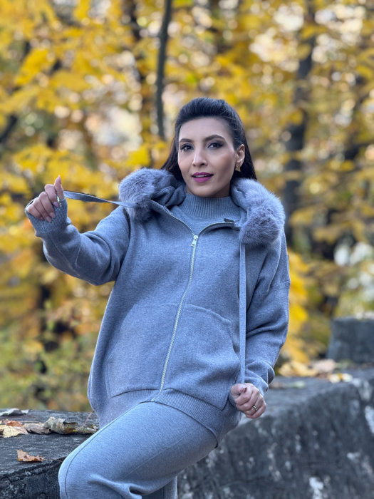 Jacheta cu gluga cu blanita [3]