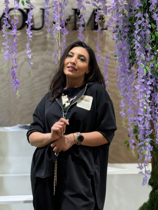 Jacheta cu gluga pe croi lejer cu fermoar [2]