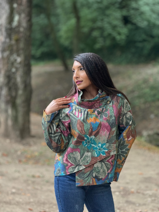 Jacheta cu imprimeu floral [5]