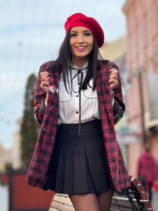 Jacheta cu imprimeu snoopy christmas [5]