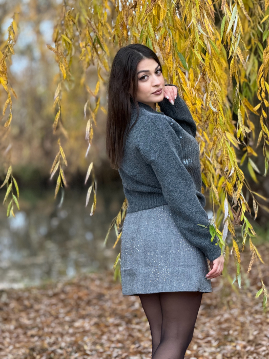 Jacheta cu paiete si nasturi [4]