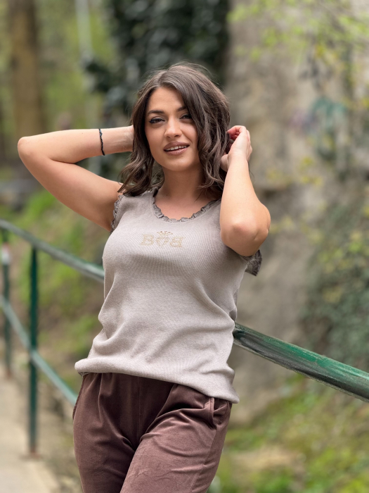 Maieu cu imprimeu scris [2]