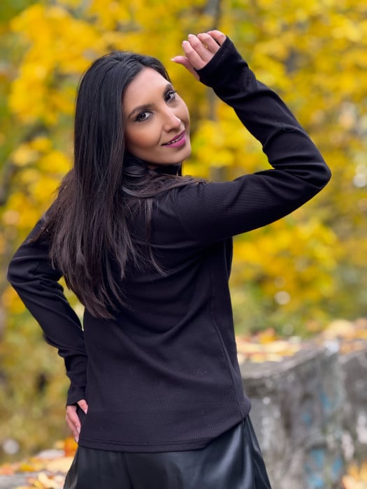 Maleta neagra cu imprimeu diamant [4]