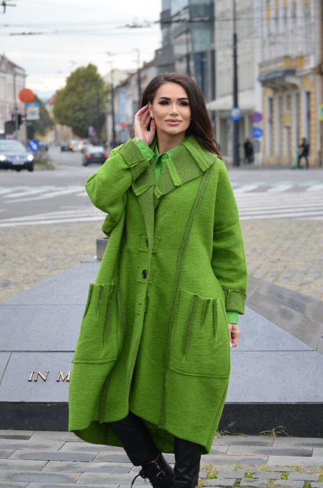 Palton lung din lana [3]