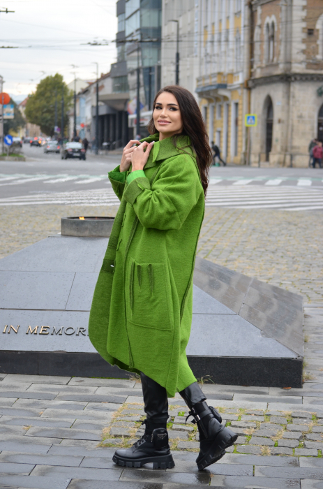 Palton lung din lana [5]