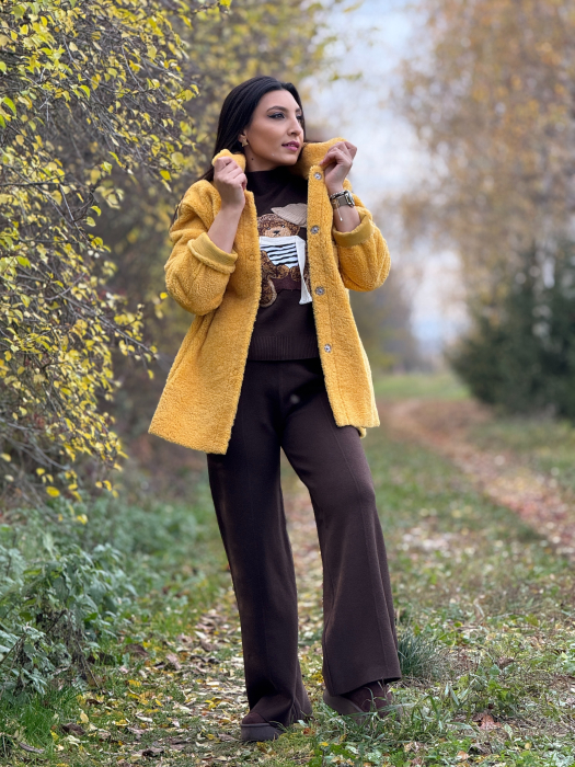 Palton scurt cu buzunare [4]