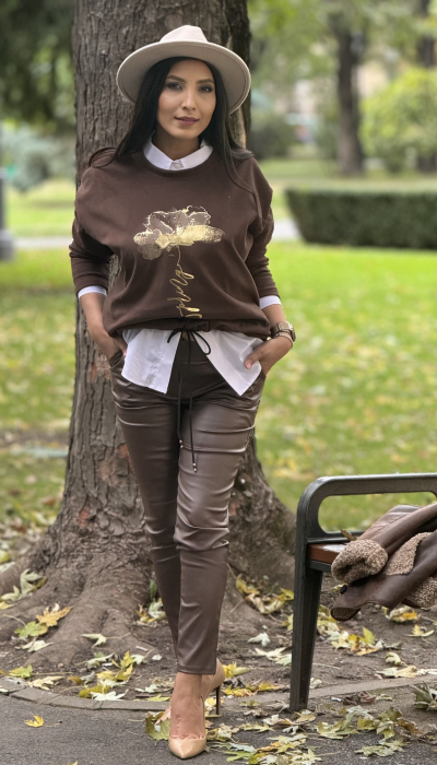 Pantaloni din piele ecologica [3]