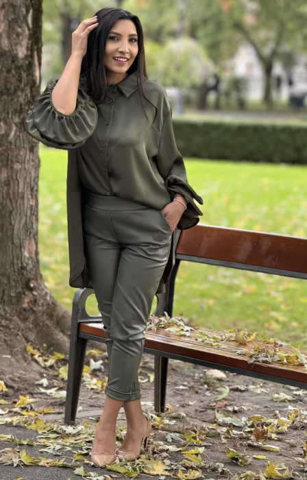 Pantaloni din piele ecologica [3]