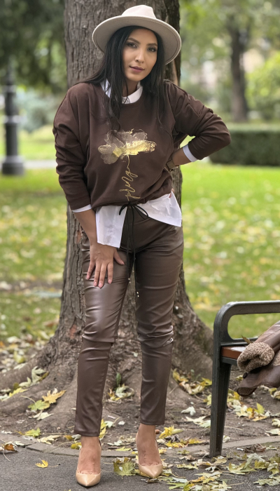 Pantaloni din piele ecologica [4]