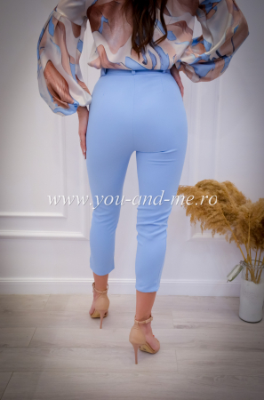 Pantaloni eleganti cu curea in talie [3]