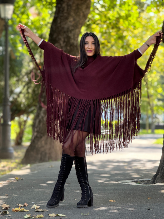 Poncho cu franjuri [5]