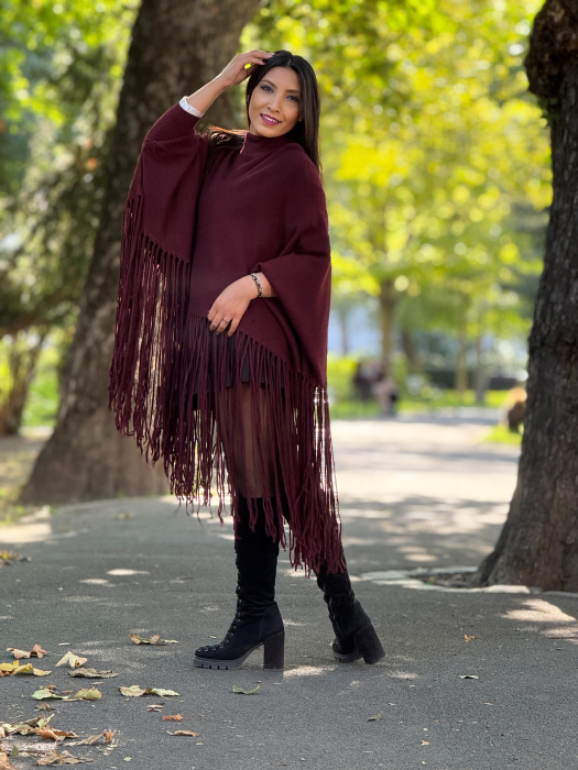 Poncho cu franjuri [3]