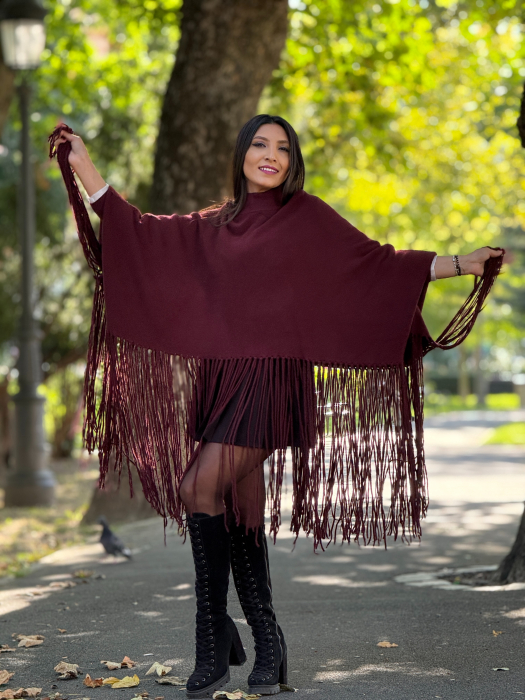 Poncho cu franjuri [7]