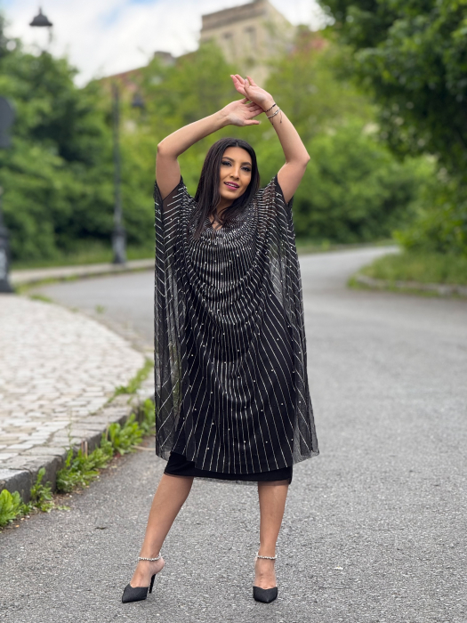 Rochie cu anchior si pietricele aplicate [8]