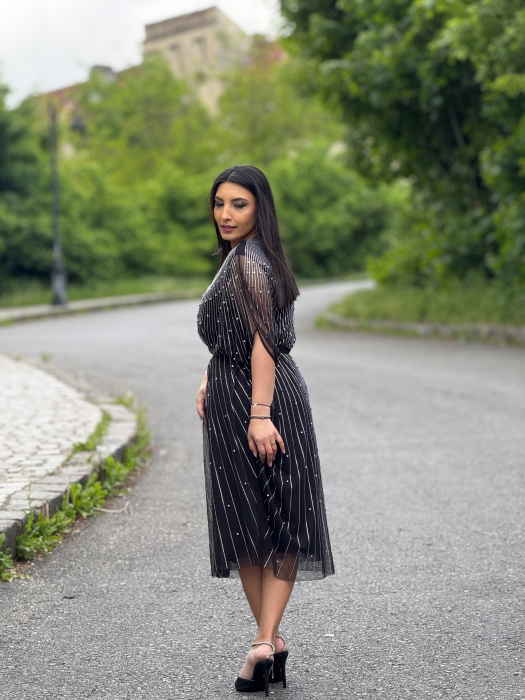Rochie cu anchior si pietricele aplicate [4]