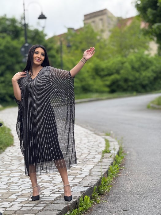 Rochie cu anchior si pietricele aplicate [2]