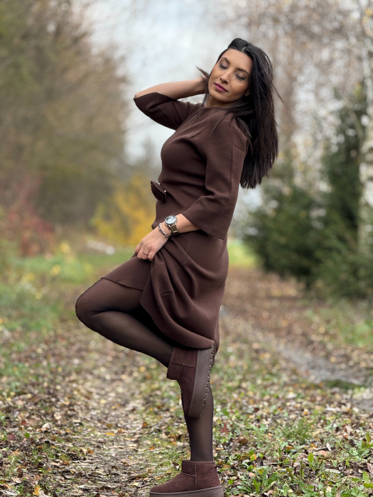 Rochie cu brosa floare [3]