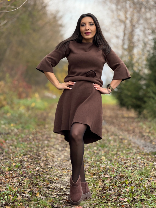 Rochie cu brosa floare [5]