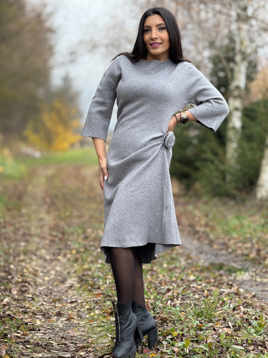 Rochie cu brosa floare [2]