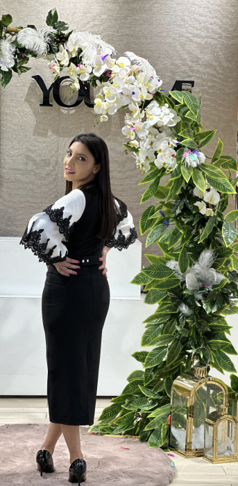 Rochie cu dantela la maneca [3]