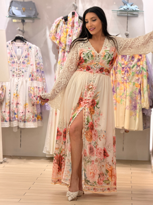 Rochie cu flori si dantela [3]
