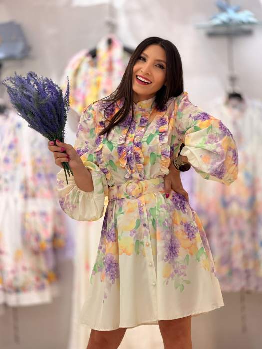 Rochie cu floricele mov [2]