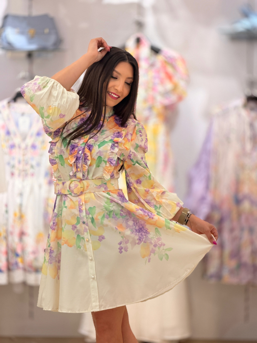 Rochie cu floricele mov [3]