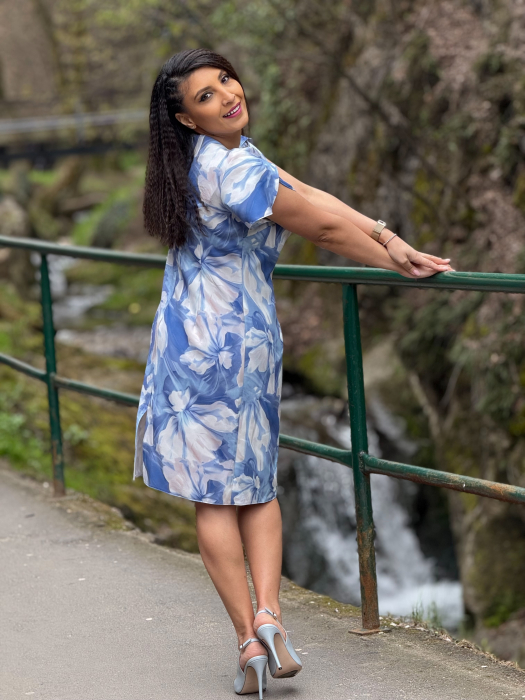 Rochie cu imprimeu floral [6]
