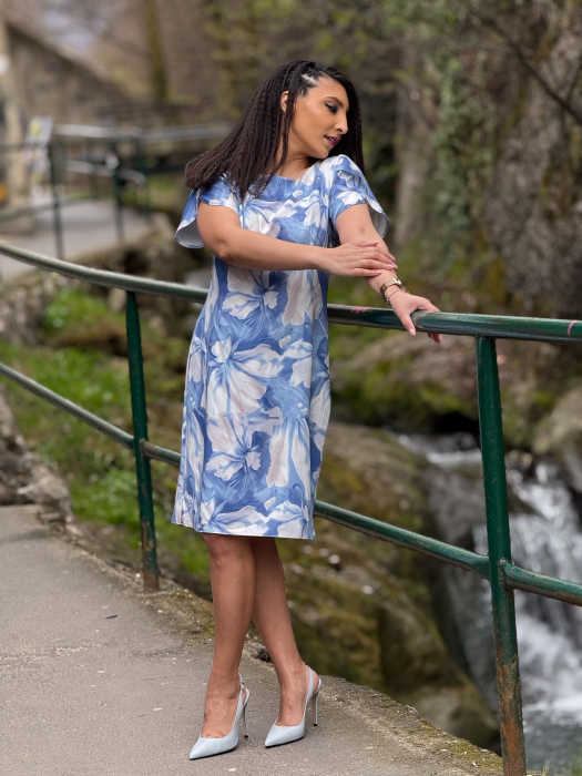 Rochie cu imprimeu floral [4]