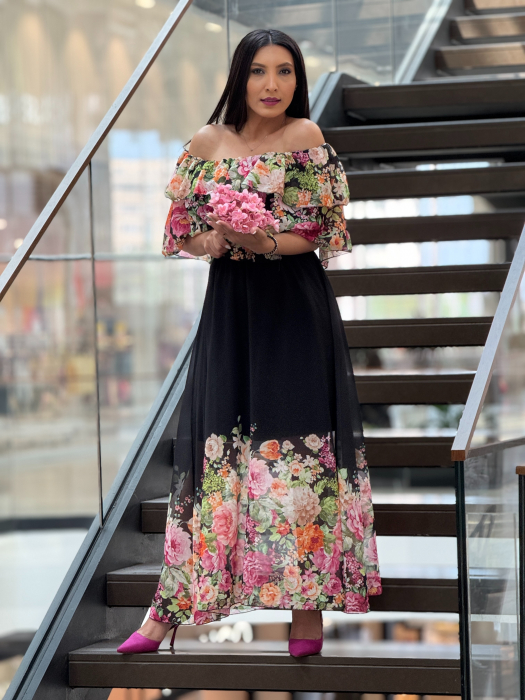 Rochie cu imprimeu floral [3]