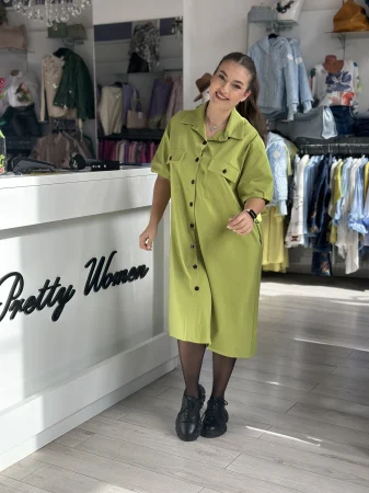 Rochie cu nasturi si buzunare [1]