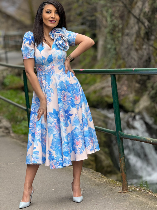 Rochie cu print floral [3]