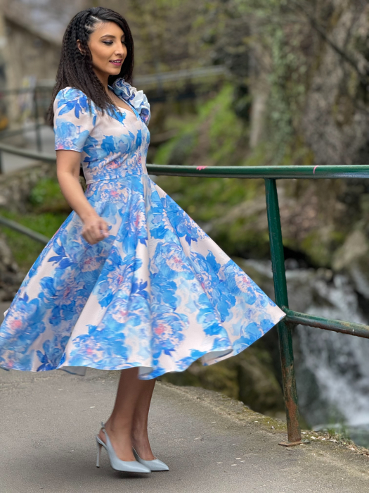 Rochie cu print floral [5]