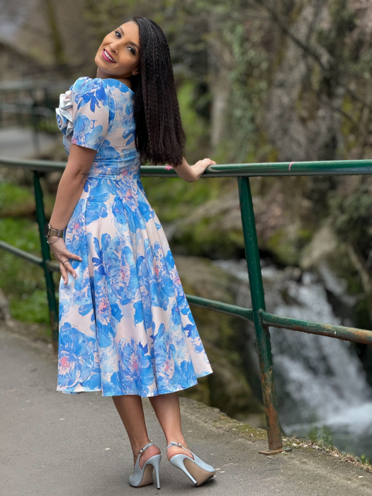 Rochie cu print floral [4]