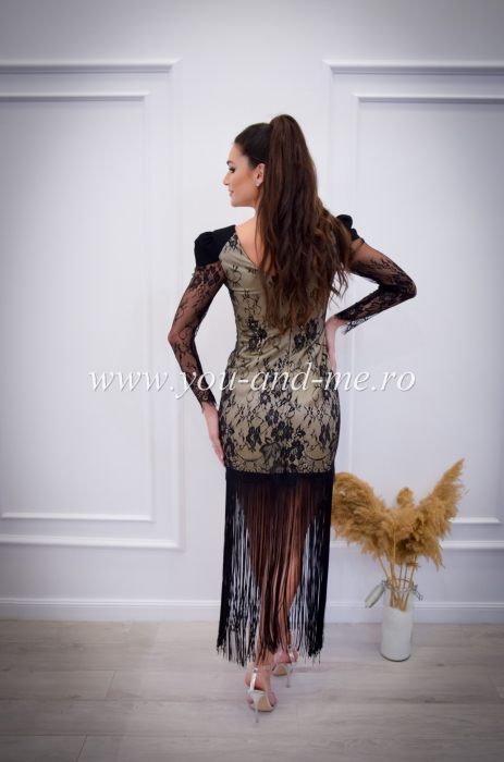 Rochie din dantela cu franjuri [3]