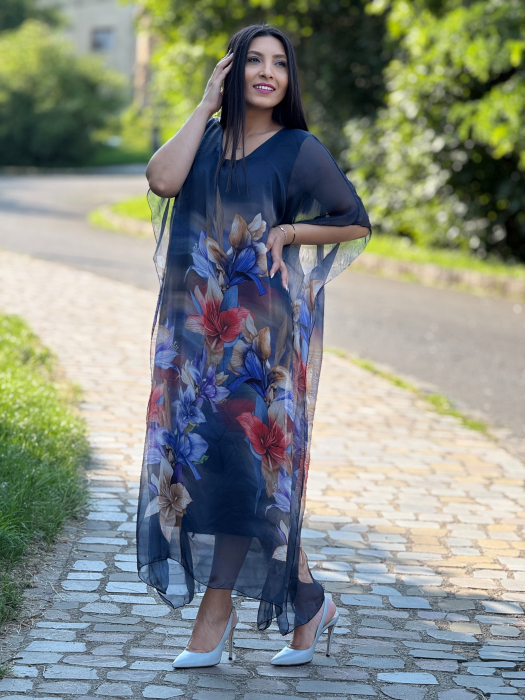 Rochie din matase cu crin [3]