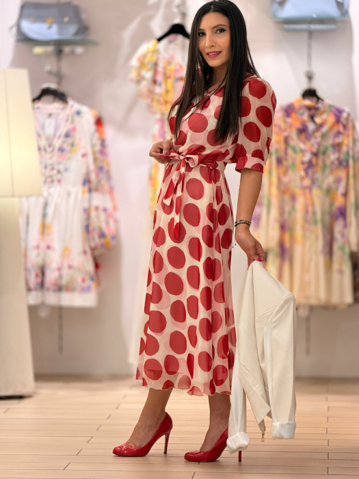 Rochie din voal cu buline [10]