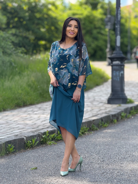 Rochie eleganta cu imprimeu floral [4]