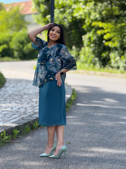 Rochie eleganta cu imprimeu floral [5]