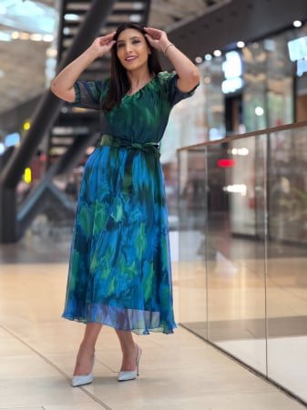 Rochie in degradee cu  manecuta [4]