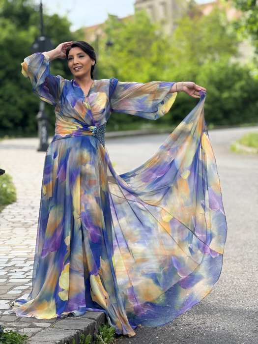 Rochie in degradee cu pietricele [2]