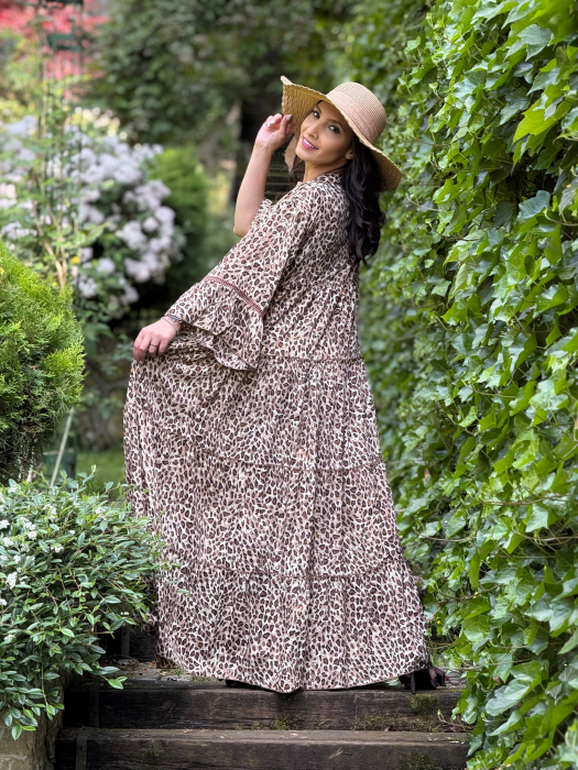 Rochie lejera cu imprimeu leopard [4]