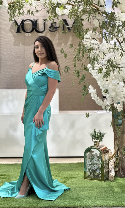 Rochie lunga verde [2]