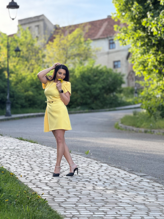 Rochie scurta cu curea [8]