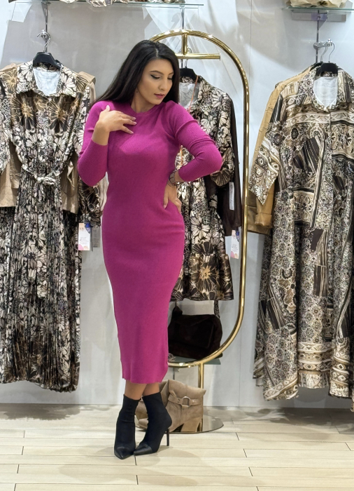 Rochie tricotata cambrata [2]