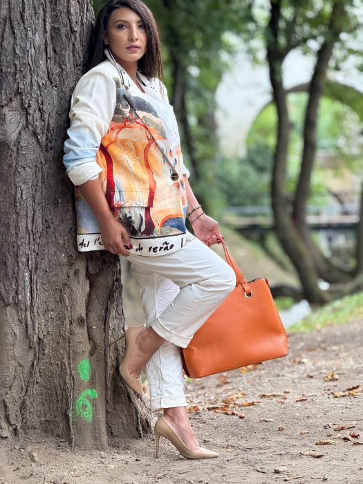 Sacou cu print colorat [6]