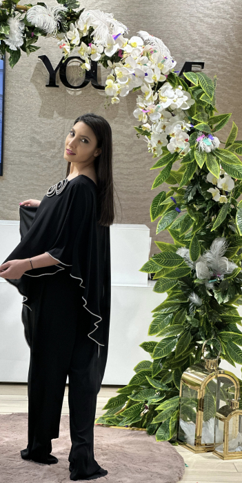 Salopeta neagra cu flori [3]