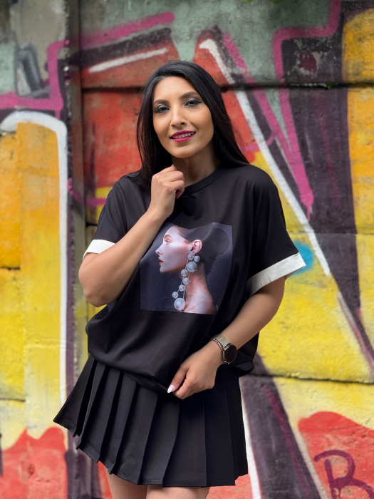Tricou cu imprimeu fata [2]