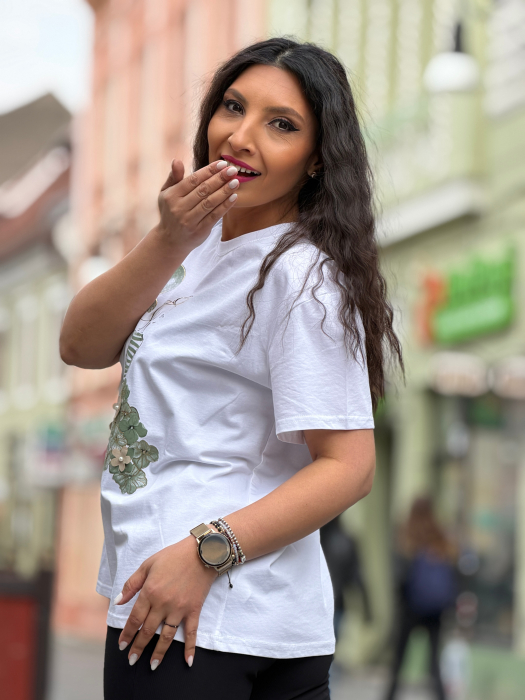 Tricou cu imprimeu fata cu baloane [3]