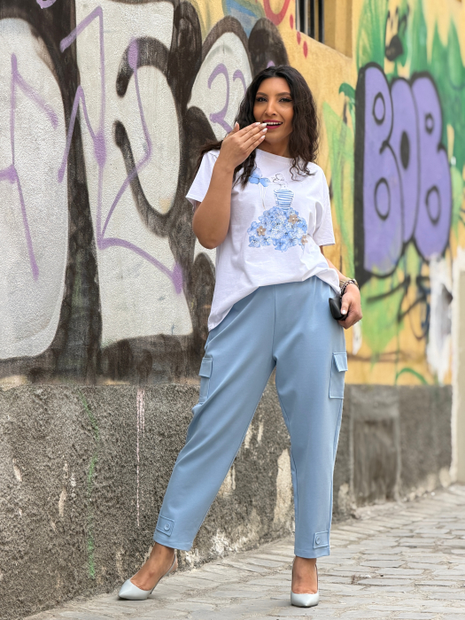 Tricou cu imprimeu fata cu baloane [2]